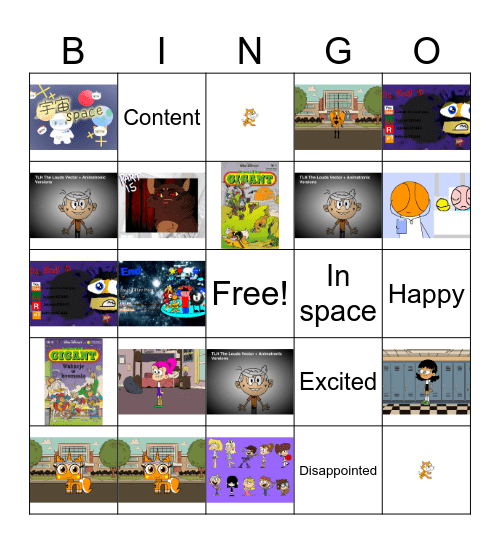 Team of Pictures Bingo Card