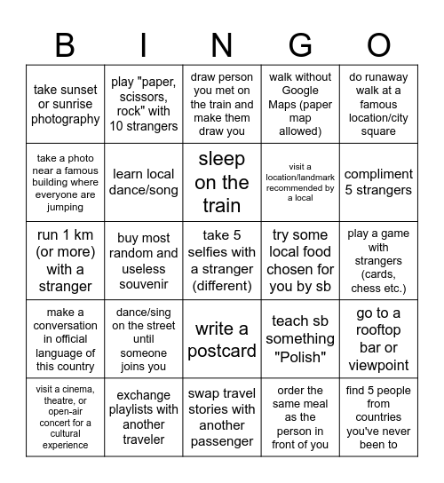 ASTROTRIP 2026 Bingo Card