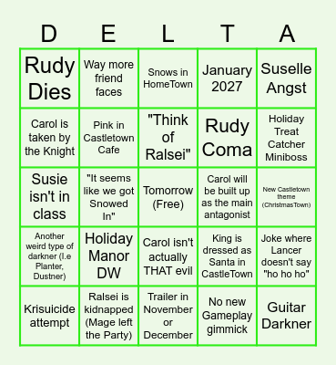 Cole's Chapter 6 Bingo 2 Bingo Card
