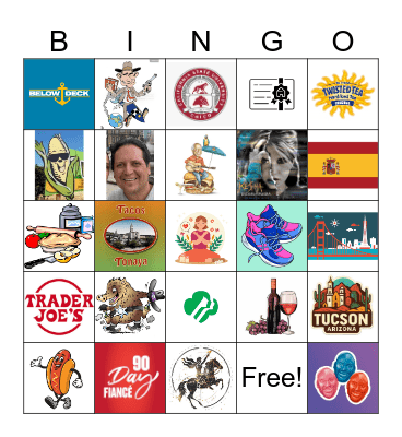 Katie's Bridal Shower Bingo Card