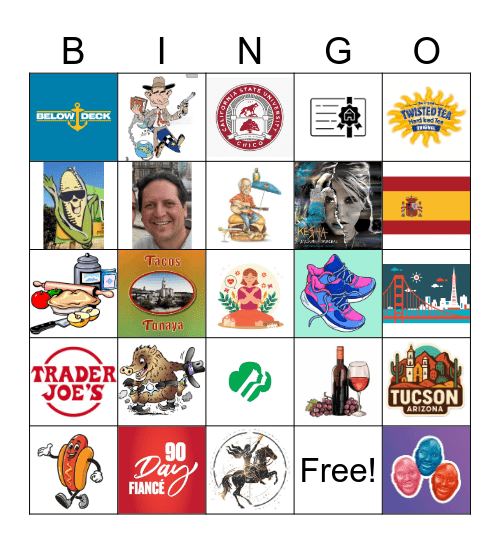 Katie's Bridal Shower Bingo Card