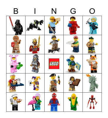 LEGO Bingo Card