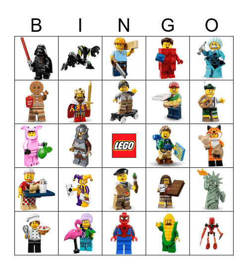 LEGO Bingo Card