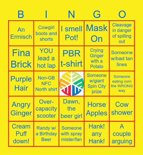 2026 Wisconsin State Fair Bingo Card