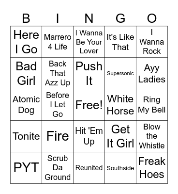 Birthday Bingo Card