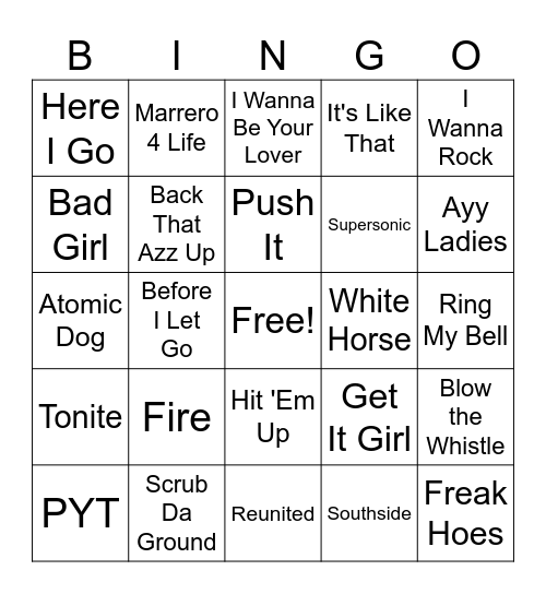 Birthday Bingo Card