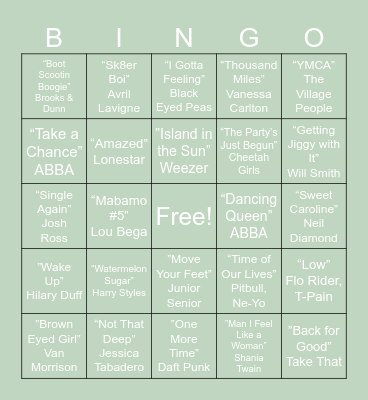 Adri and Elliott’s Engagement Party 08/08/26 Bingo Card