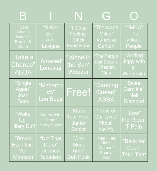 Adri and Elliott’s Engagement Party 08/08/26 Bingo Card
