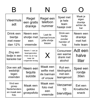 Split Bingo Card
