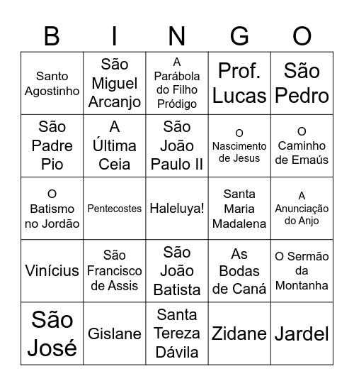 Bingo da melhor Célula Bingo Card
