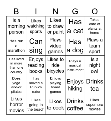Spatial Hack AI BINGO Card