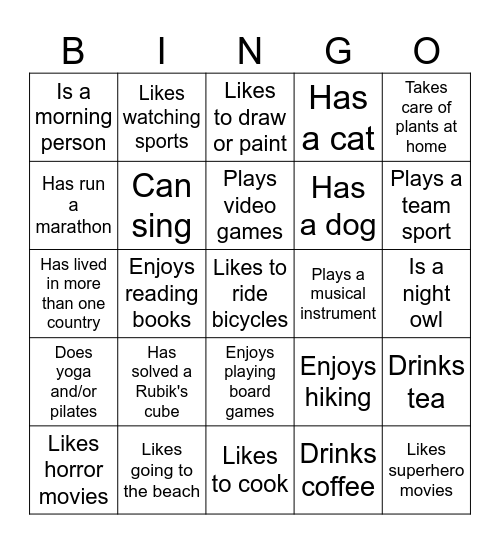 Spatial Hack AI BINGO Card