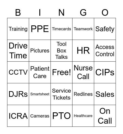 SWC 50th Celebration Bingo Card