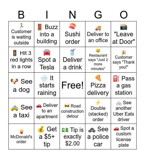 UBERBINGO Card