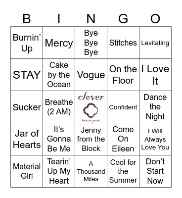 Leo Szn Bingo Card