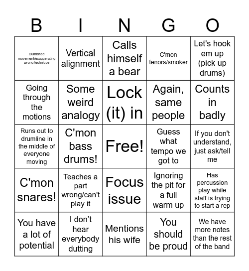Tony Bingo 2026 Bingo Card