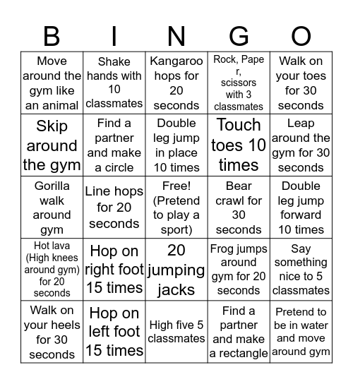 fitness-bingo-card