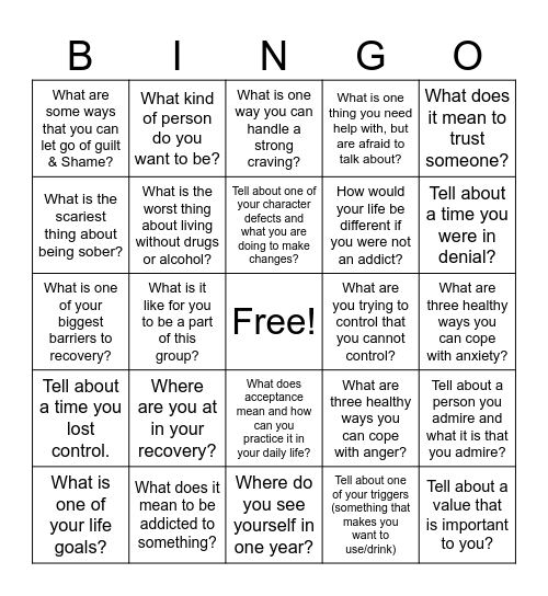 Bingo 3.5 Bingo Card