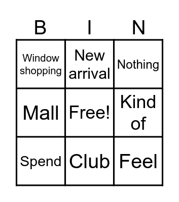 Conversation 4 Bingo Card