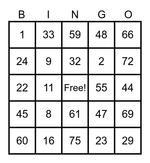 ENEN MANINANG Bingo Card