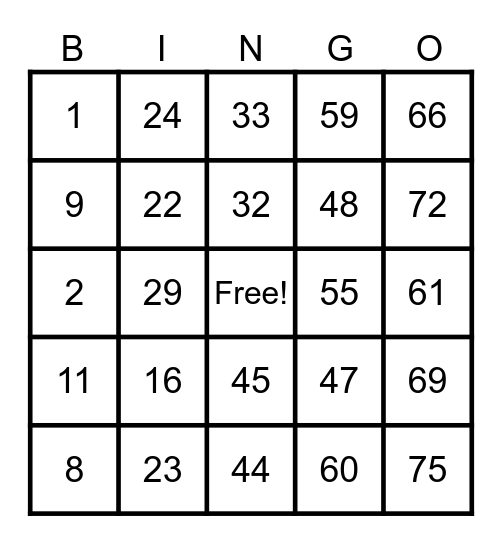 ENEN MANINANG Bingo Card