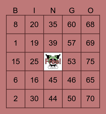BINGOOOO LEVERA Bingo Card