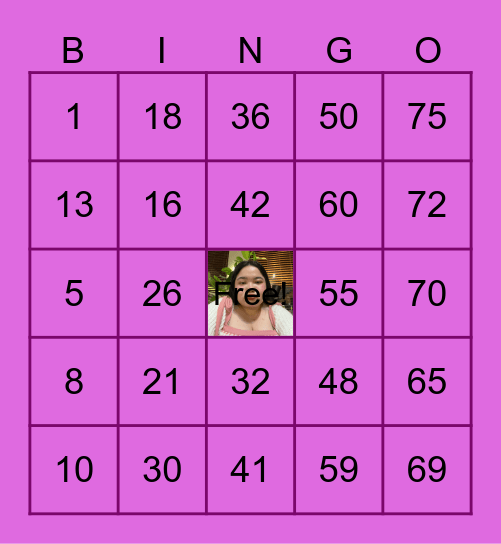 LANI'S BINGO CARD Bingo Card