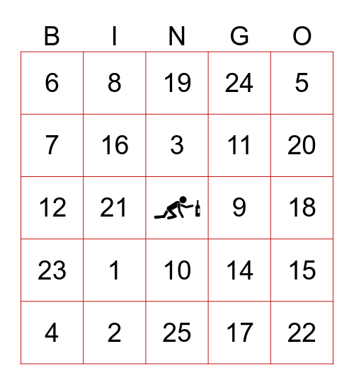 Metro Bar Crawl Bingo Card
