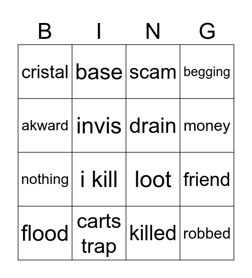 DonutSMP Bingo Card