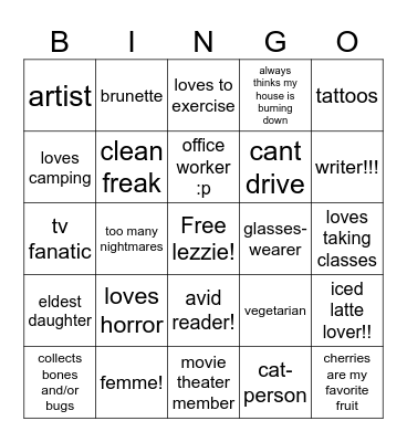 shivgo Bingo Card