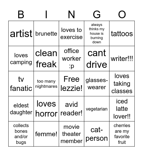 shivgo Bingo Card