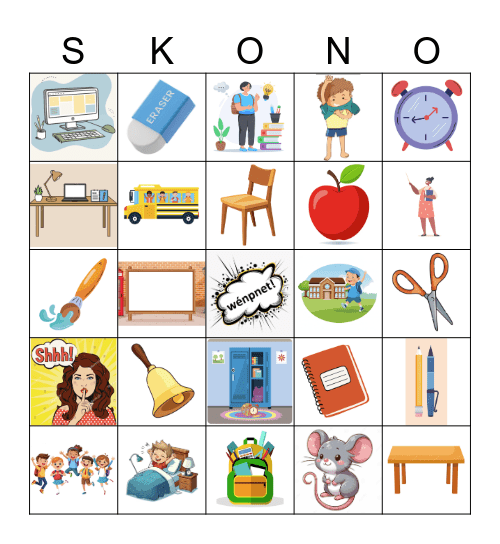 néyap skono Bingo Card