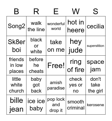 Random Bingo Card