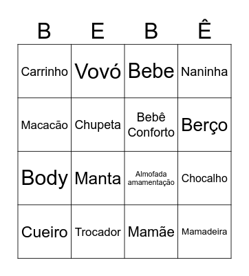 Chá do Miqueias Bingo Card