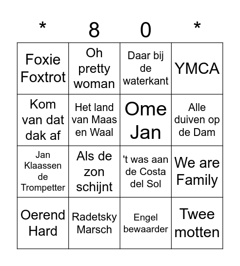 Mariska Wortel ronde 1 Bingo Card