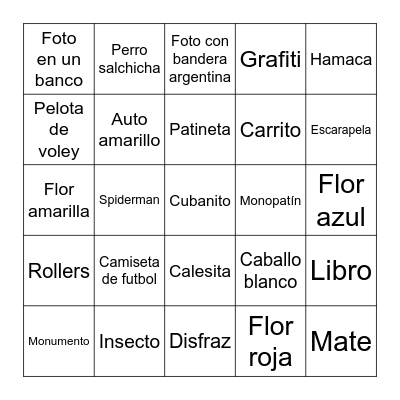 Bingo Scout Bingo Card
