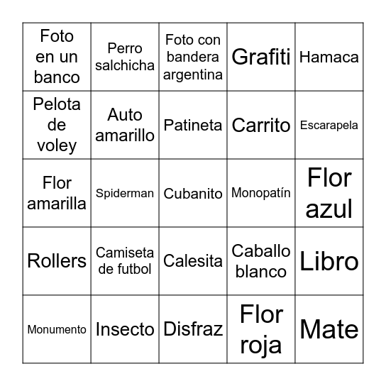 Bingo Scout Bingo Card