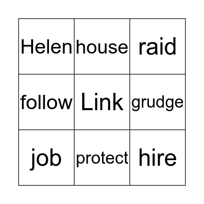 TKAM Bingo Card