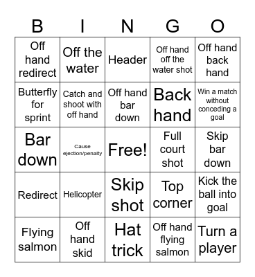 Beach cup Bingo Card