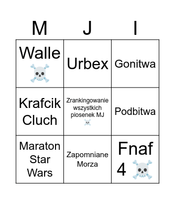 Rogoźno Bingo Card