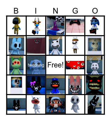animal hospital bingo! Bingo Card