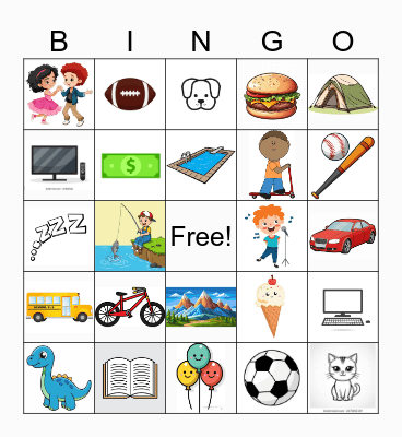 Get to know me Bingo Card