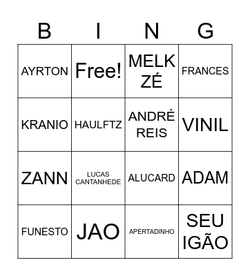 POSSIBILIDADES... Bingo Card