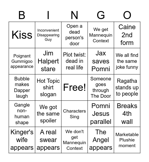 TADC BINGO Card