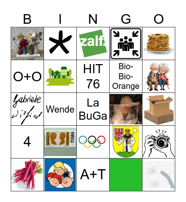 Gabriele & Wilfried - 50 Jahre Bingo Card