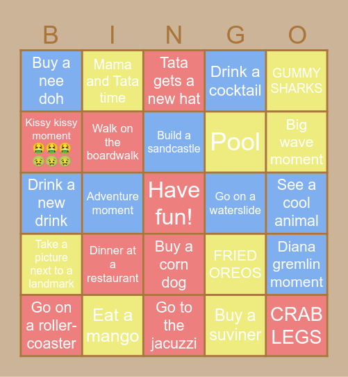 Wildwood BINGO Card