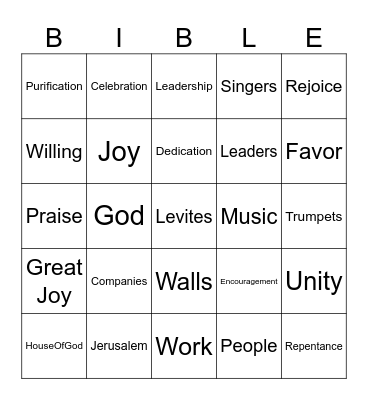 8.9.2026 Bingo Card