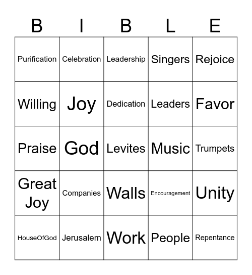 8.9.2026 Bingo Card