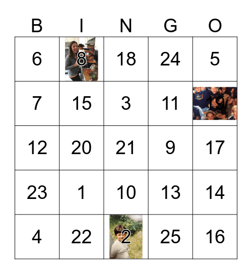 P+B BINGO Card