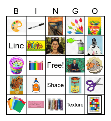ART Bingo! Bingo Card